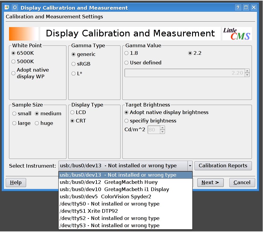 Display calibration wizard