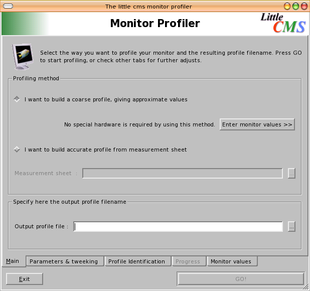 Old monitor profiler