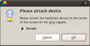 Please attach device