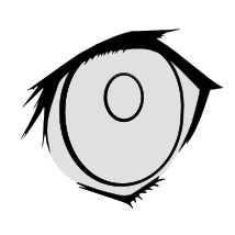 Libre Arts - How to draw an eye in anime style with Inkscape