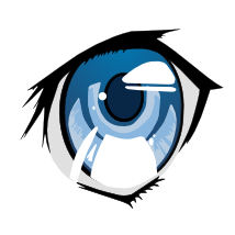 Libre Arts - How to draw an eye in anime style with Inkscape