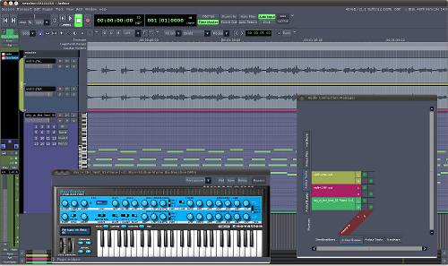 Ardour 3 in its glory: MIDI tracks, VSTi support, improved routing