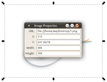 Image Properties Dialog