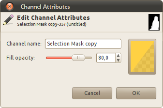 Edit channel attributes