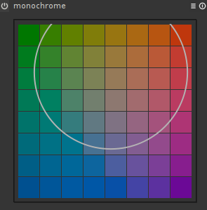 Monochrome in darktable