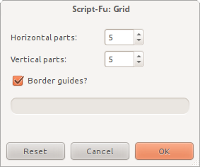 Grid of Guides dialog