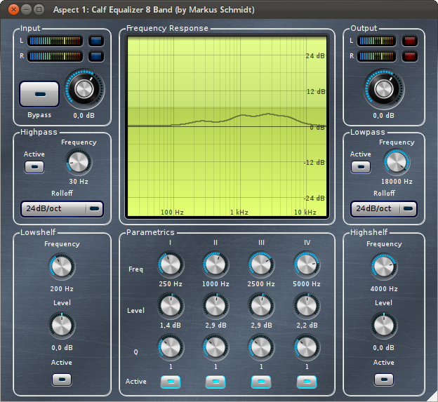 Calf 8 band Equalizer