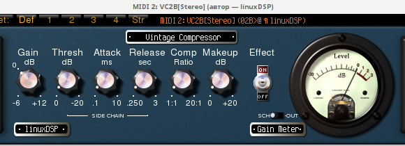 linuxDSP VC2B compressor