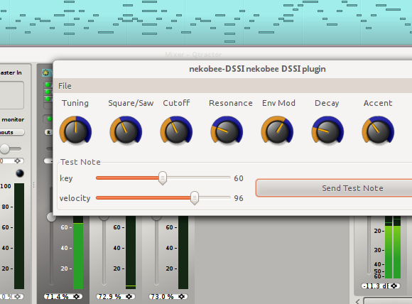 Nekobee DSSI synth