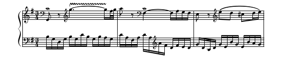 Alternating clefs