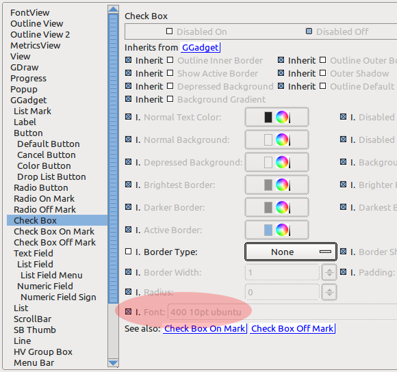 Disabling custom settings