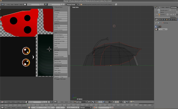 Creating a ladybug character with Blender