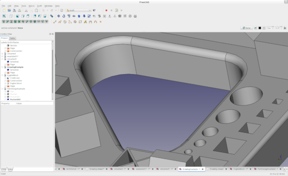 freecad 2d drafting