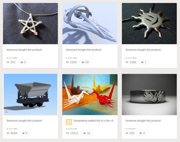 Shapeways feed