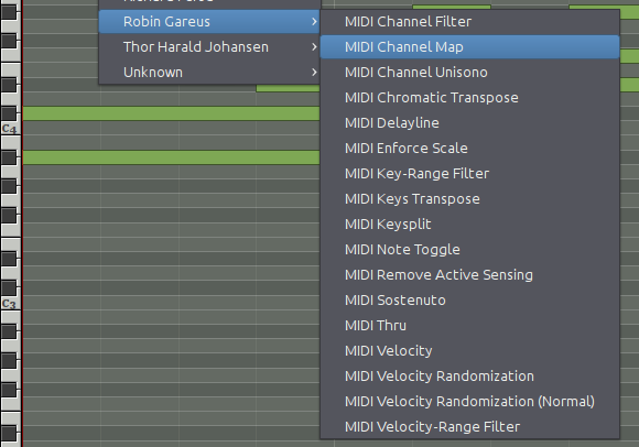 MIDI filters