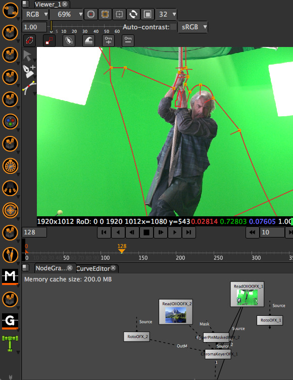 Rotoscoping in Natron