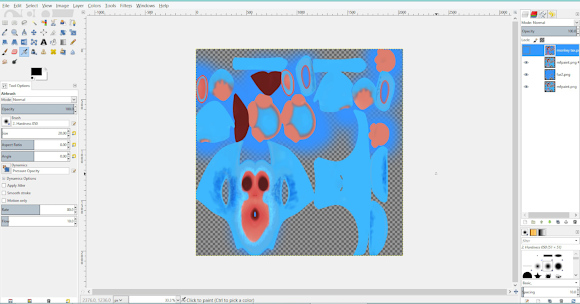 Monkaa texture in GIMP