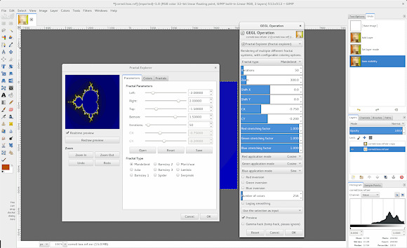 Old vs. new Fractal Explorer