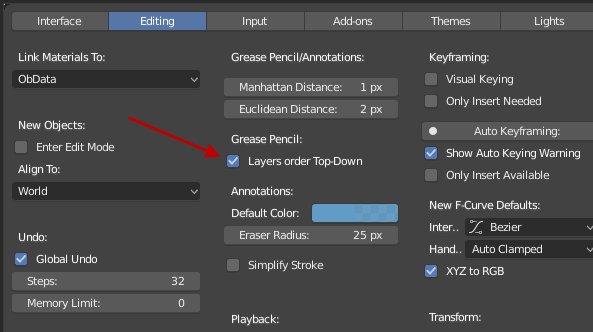 Layers order for Grease Pencil in Blender 2.8