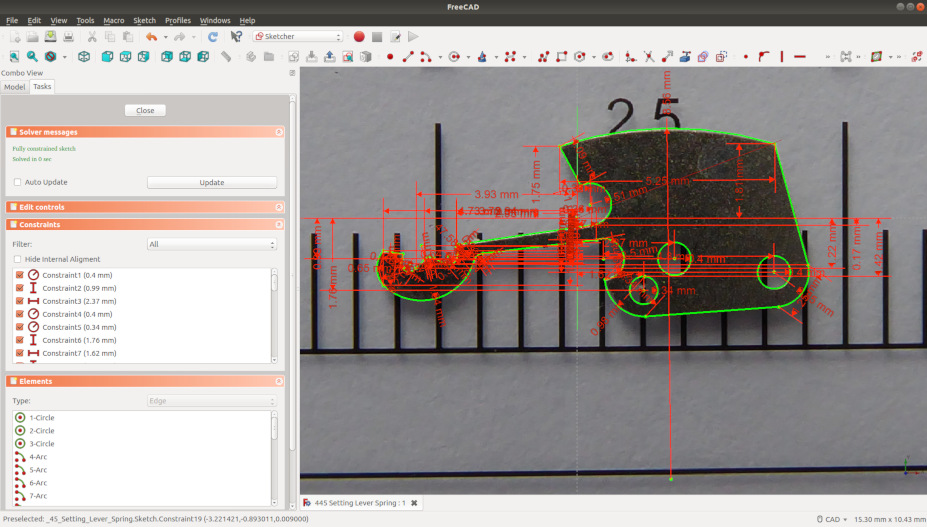 Using FreeCAD to model replacement parts for watches