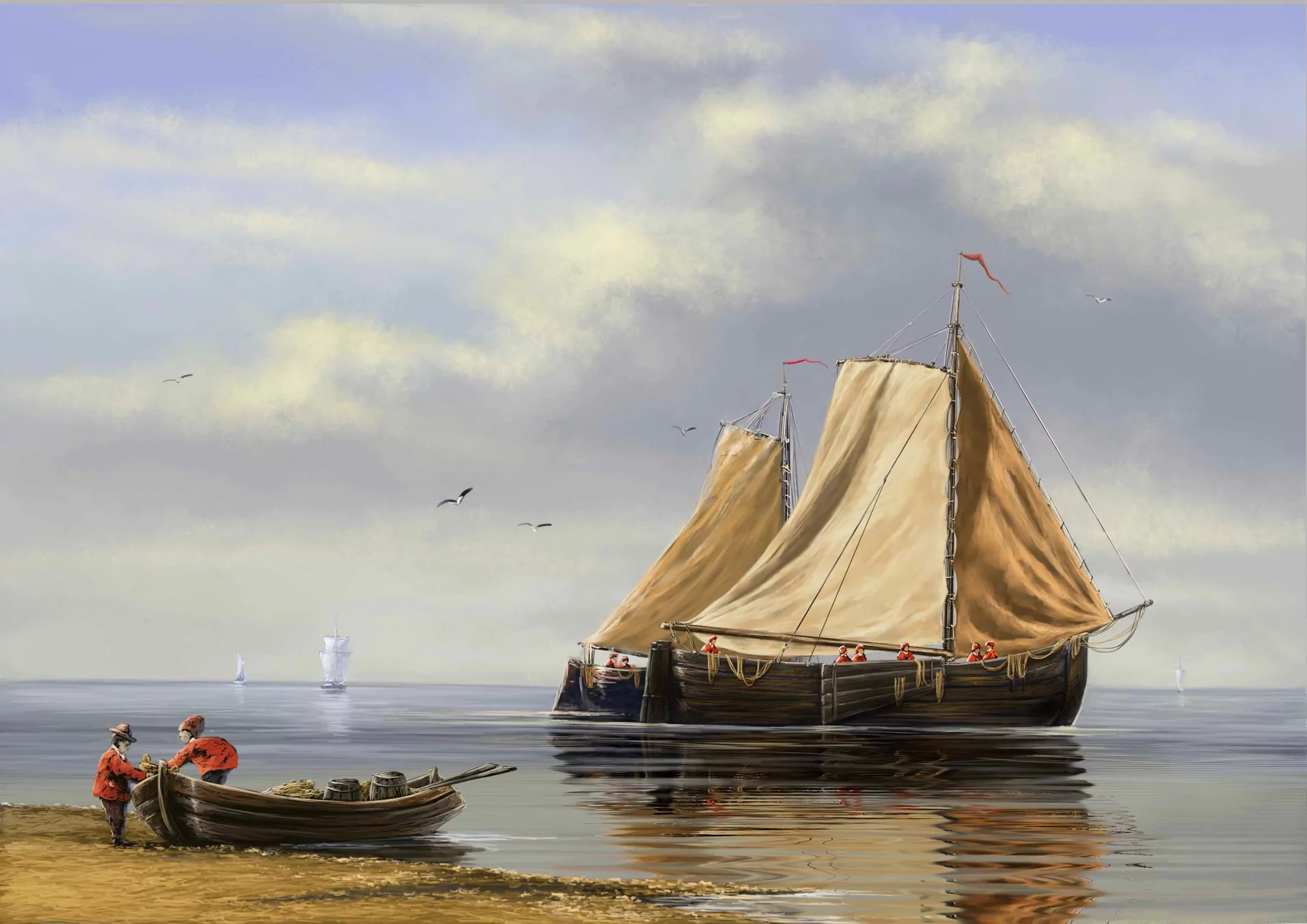 Fisherman boat, Krita