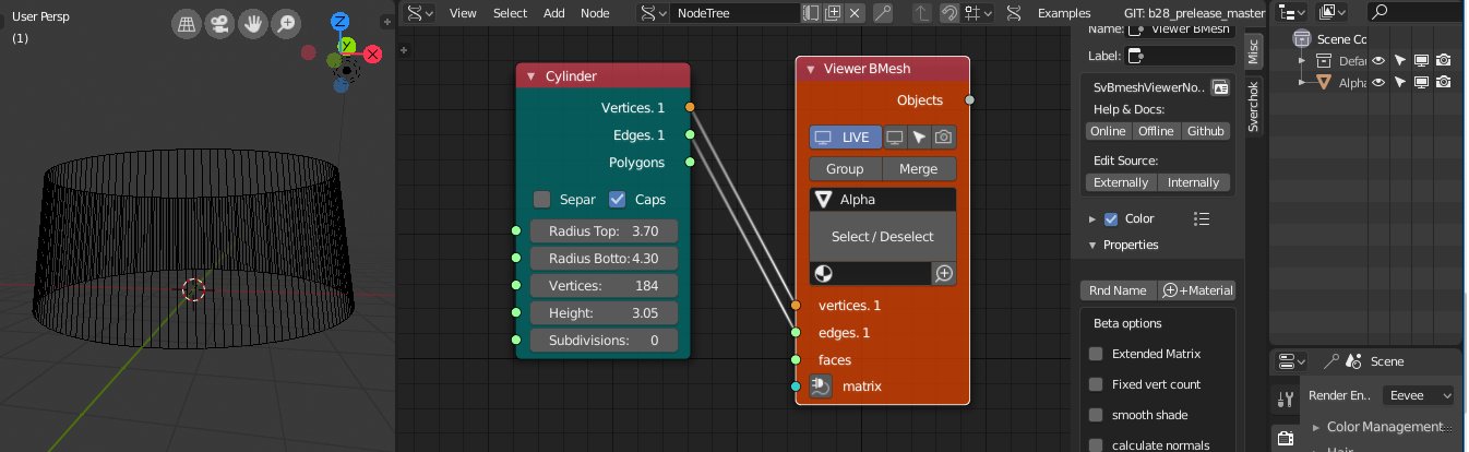 Sverchok for Blender 2.8