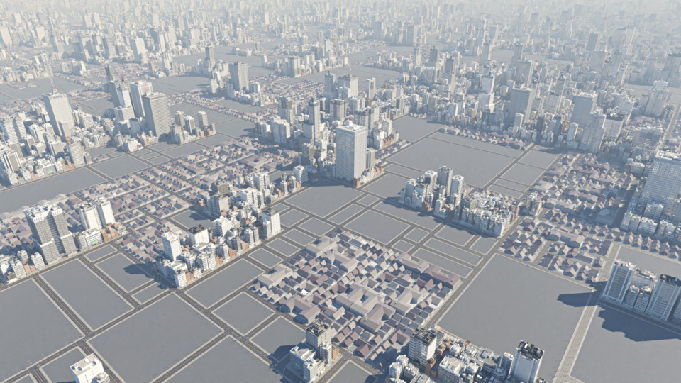 SceneCity 1.3 add-on for Blender