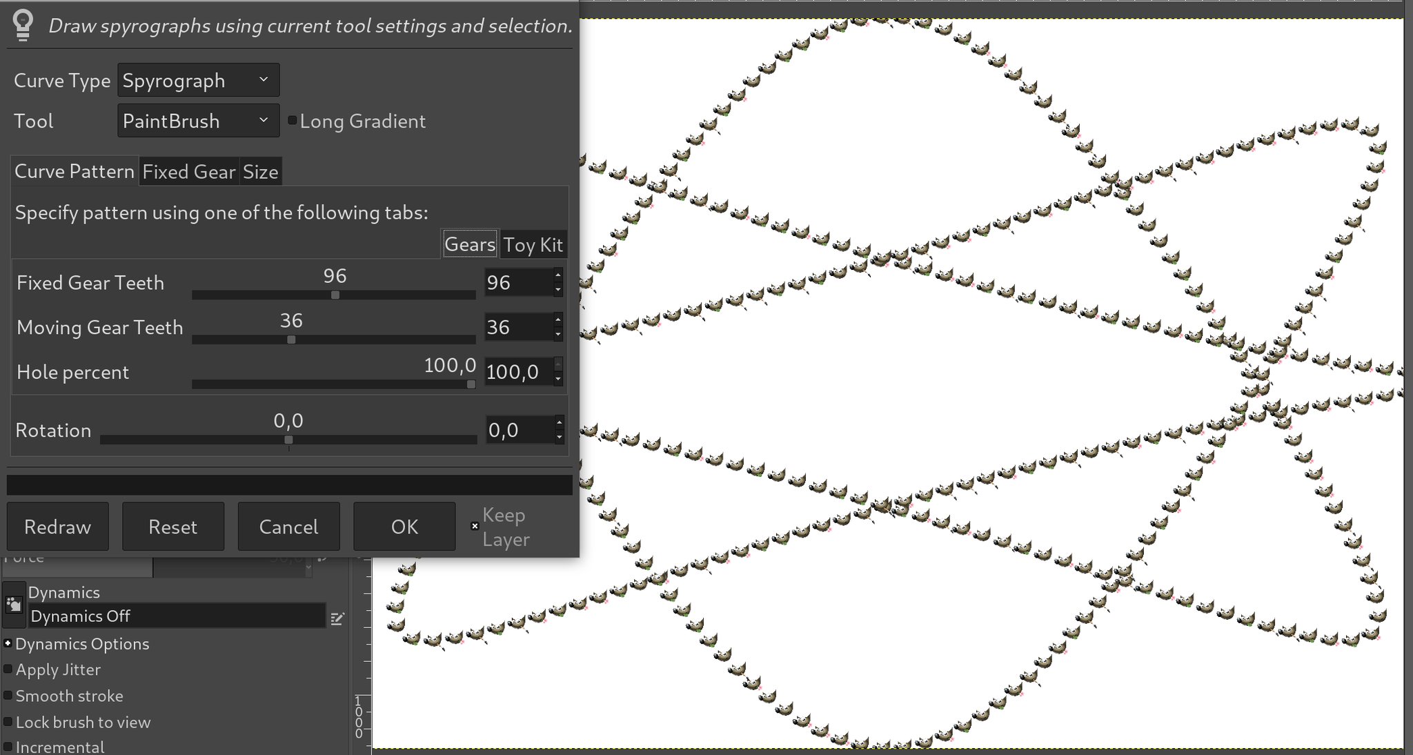 New spyrograph for GIMP