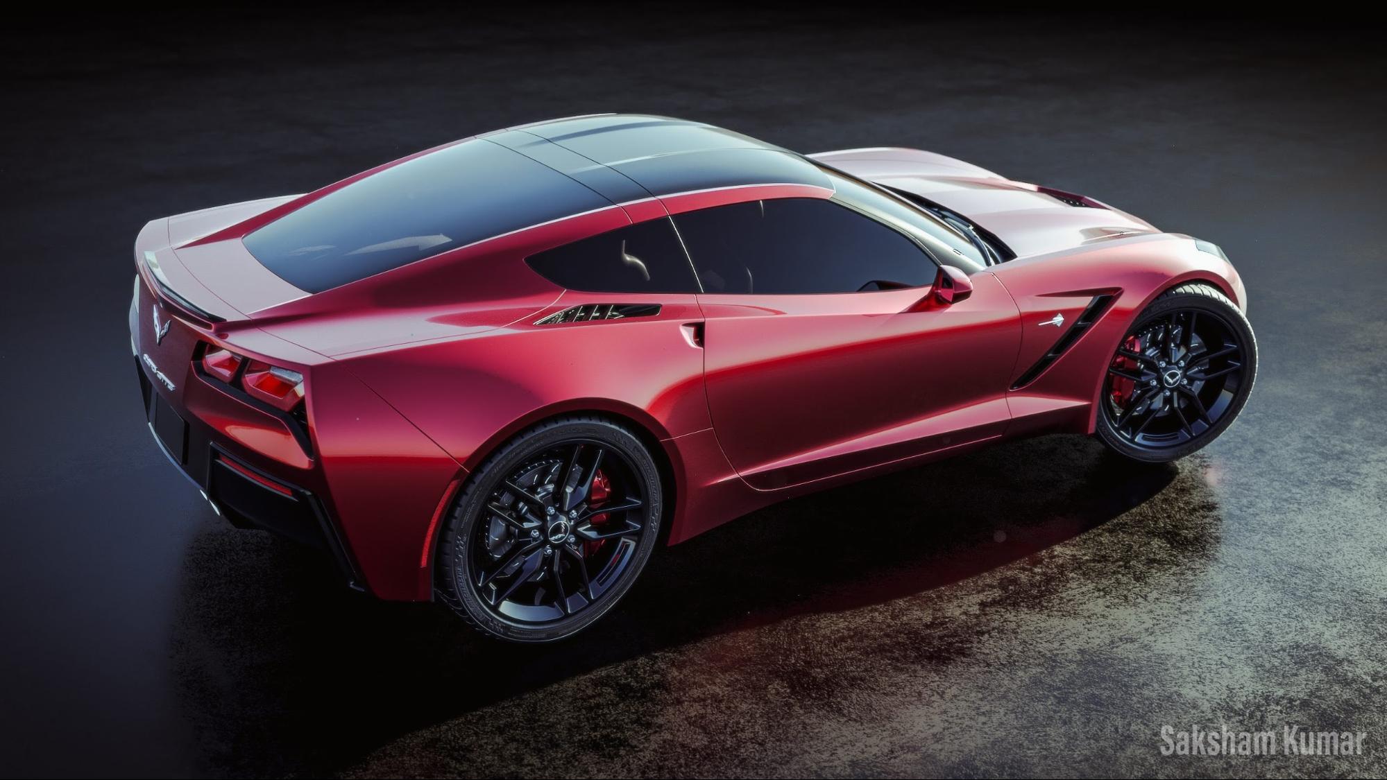 Corvette C7 Stingray render made with Blender