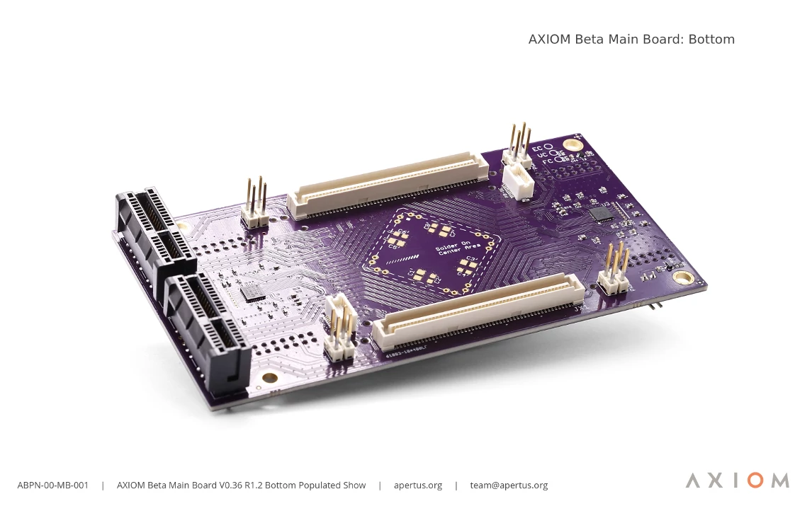 New main board for Axiom camera