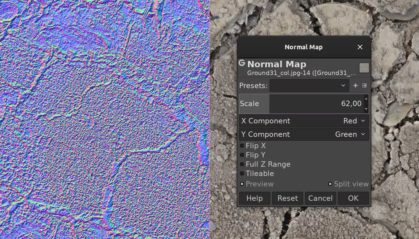 Normal Map in GIMP