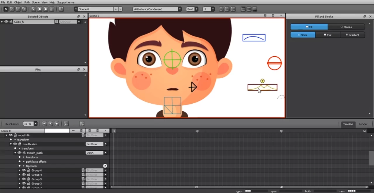 Libre Arts - Introducing enve, free/libre 2D animation tool