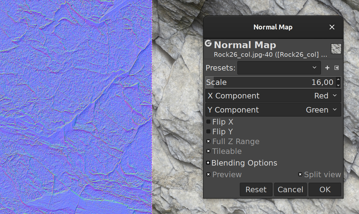 Normal Map filter