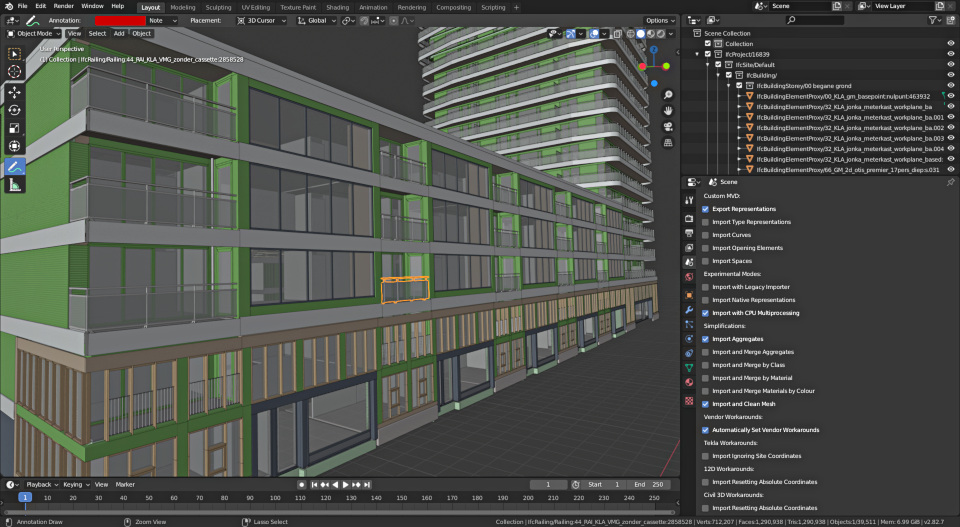 BlenderBIM v0.0.200621