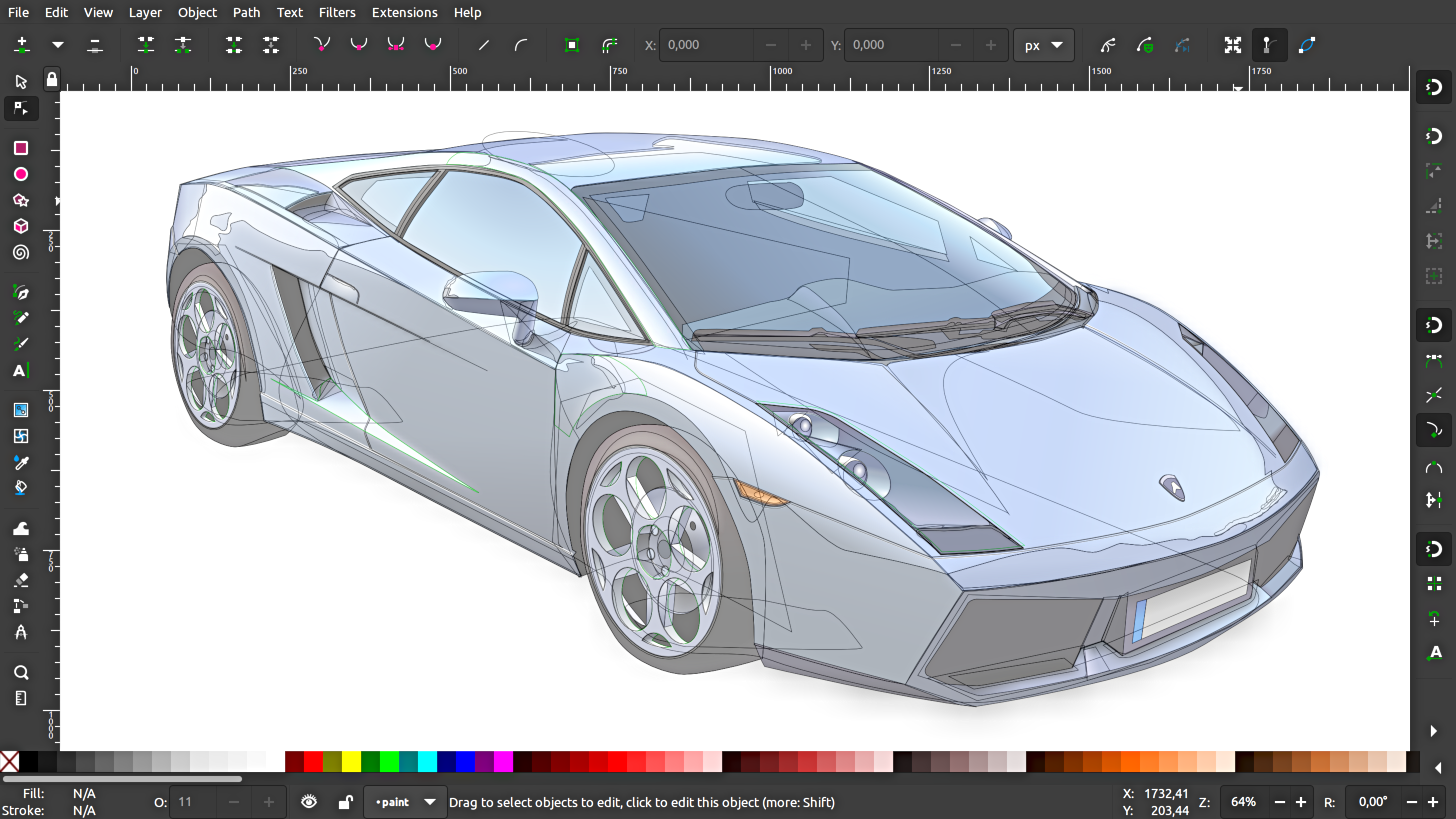 Lamborghini - Finished Artworks - Krita Artists