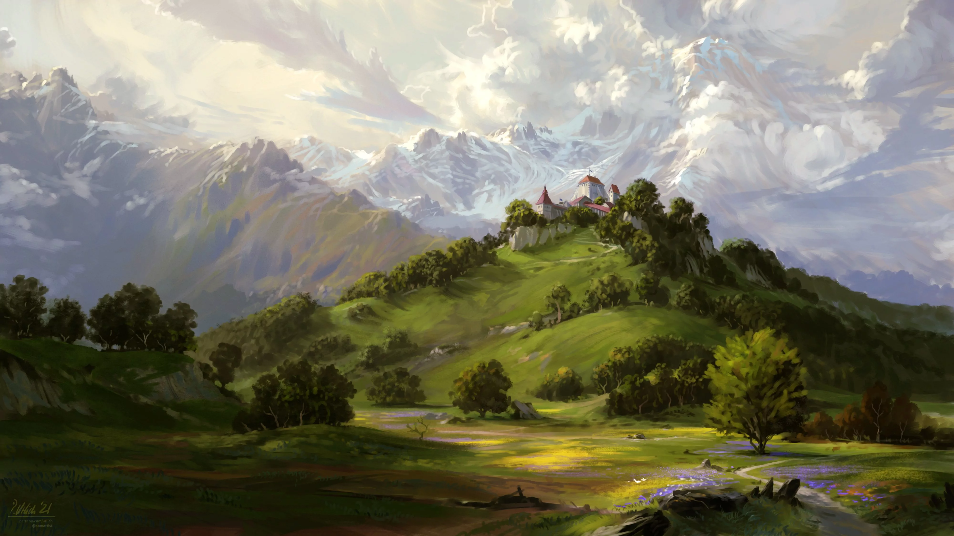 Green Hills, by Philipp Urlich