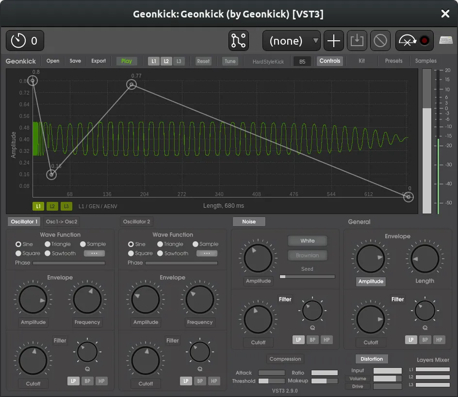 Geonkick 2.9.0 in VST3