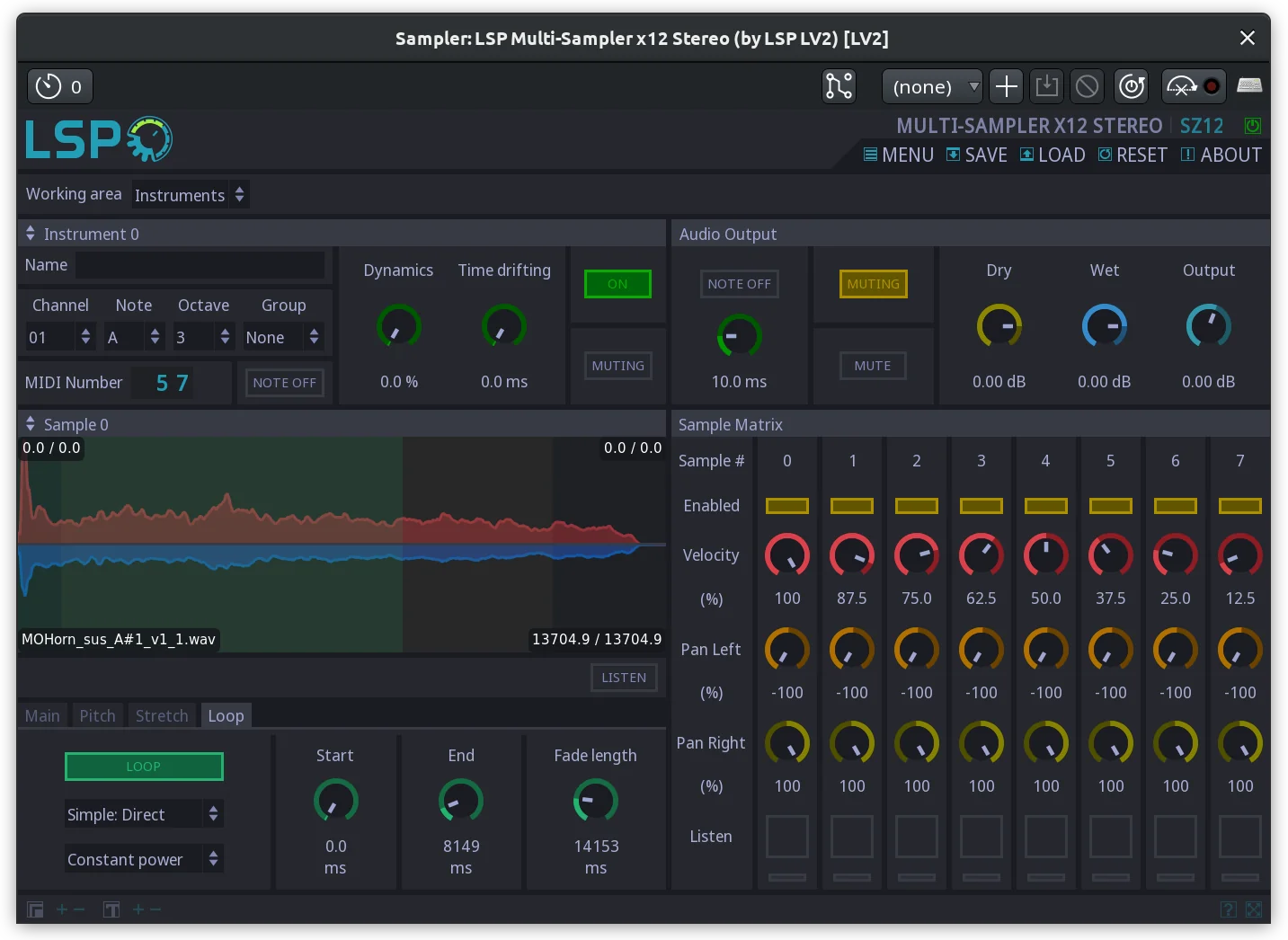 LSP MultiSampler 1.2.4 with new looping options