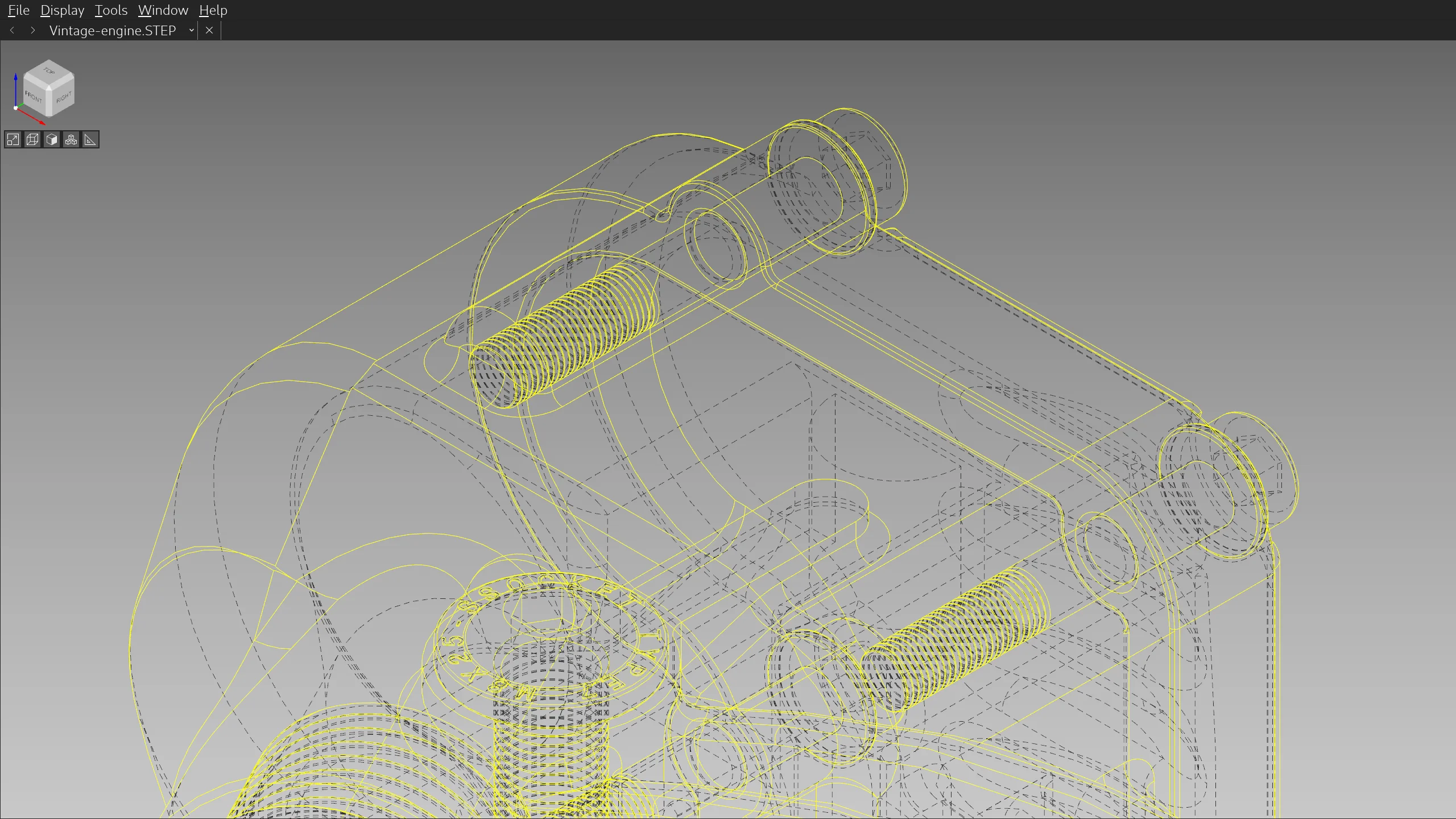 Wireframe view / Mayo