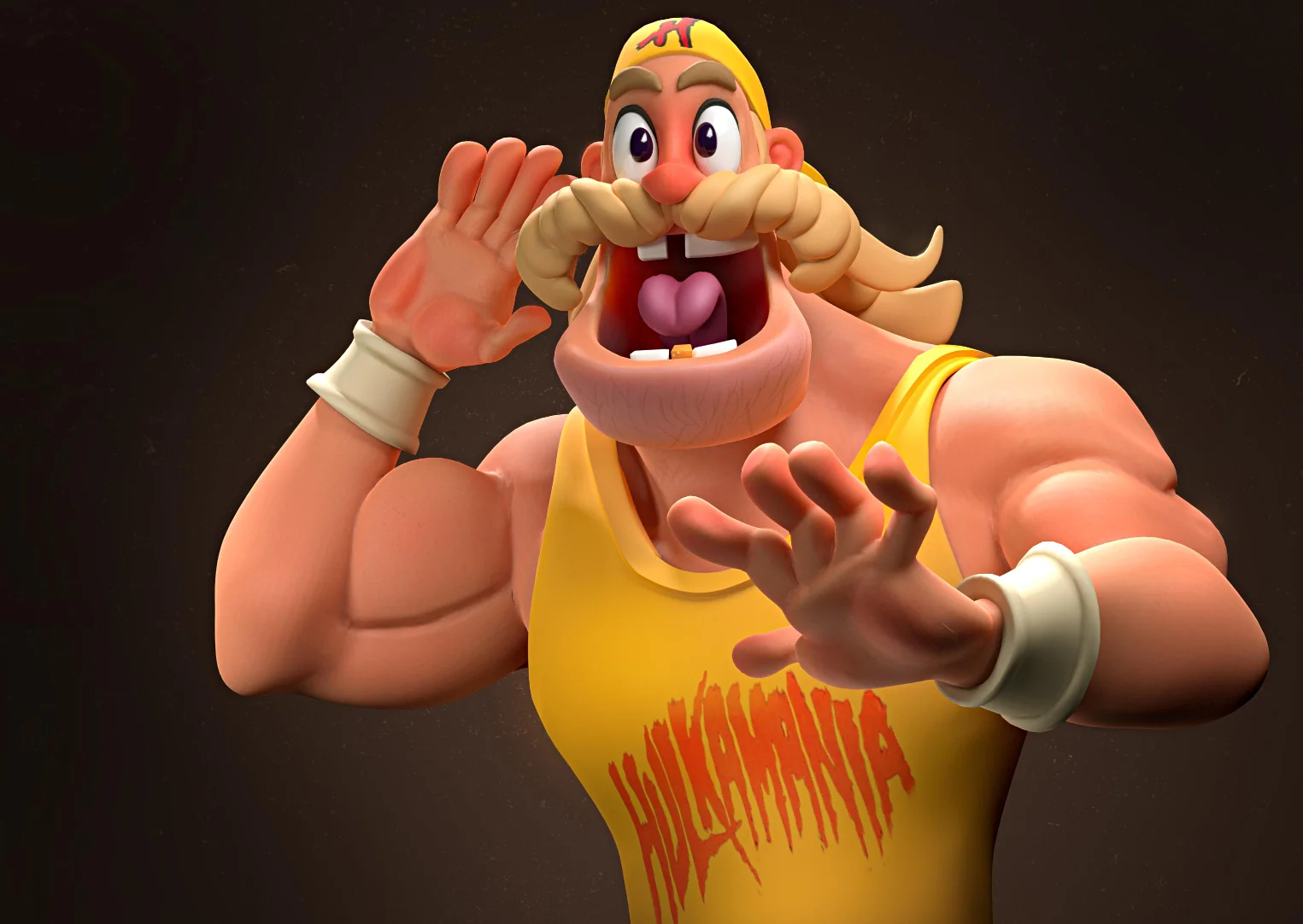 Stylized Portrait of Hulk Hogan