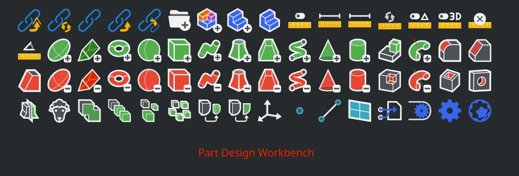 New PartDesign icons