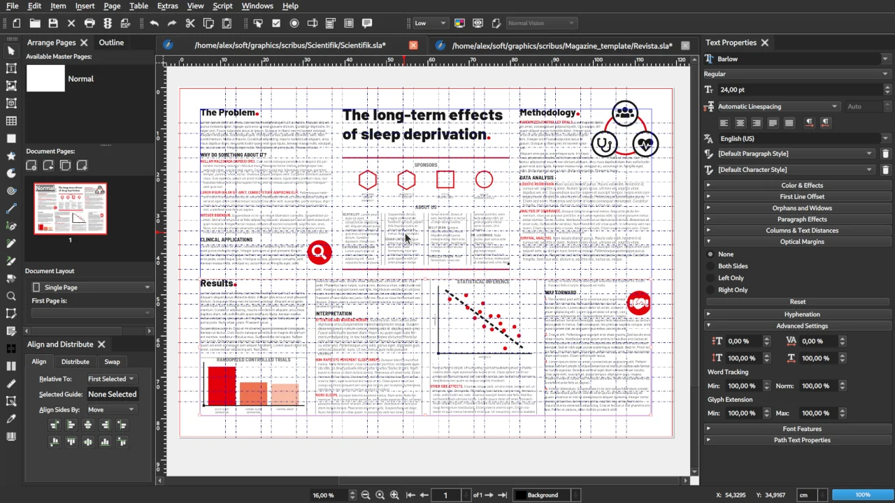 Scribus 1.7.0, Indigo UI