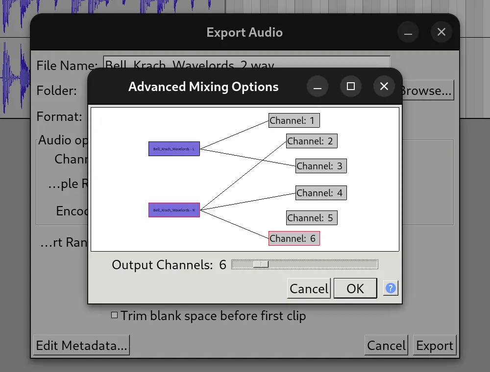 Custom channel mapping