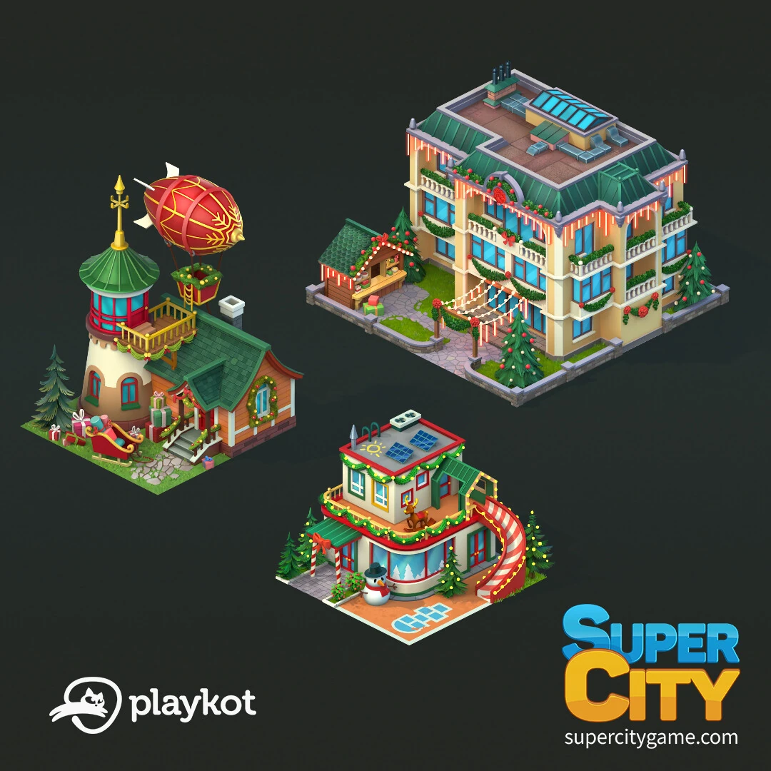 Gregory Khodyrev, SuperCity, Blender