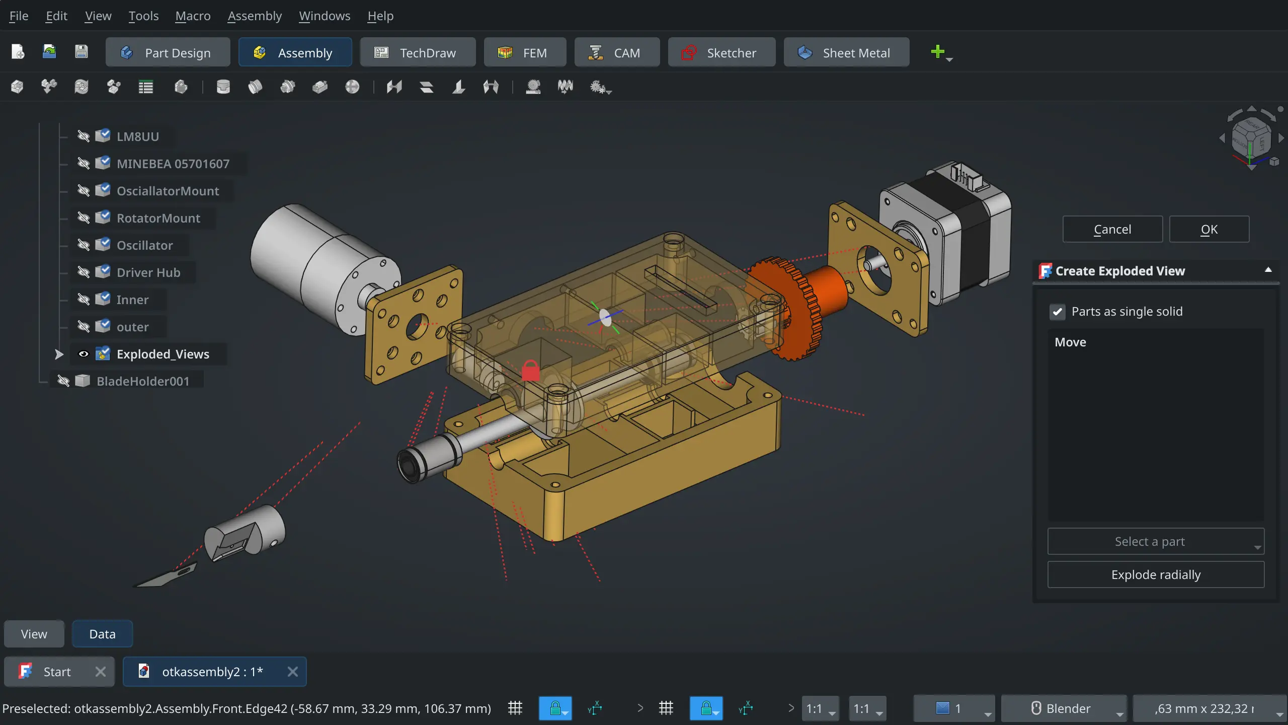 Exploded view