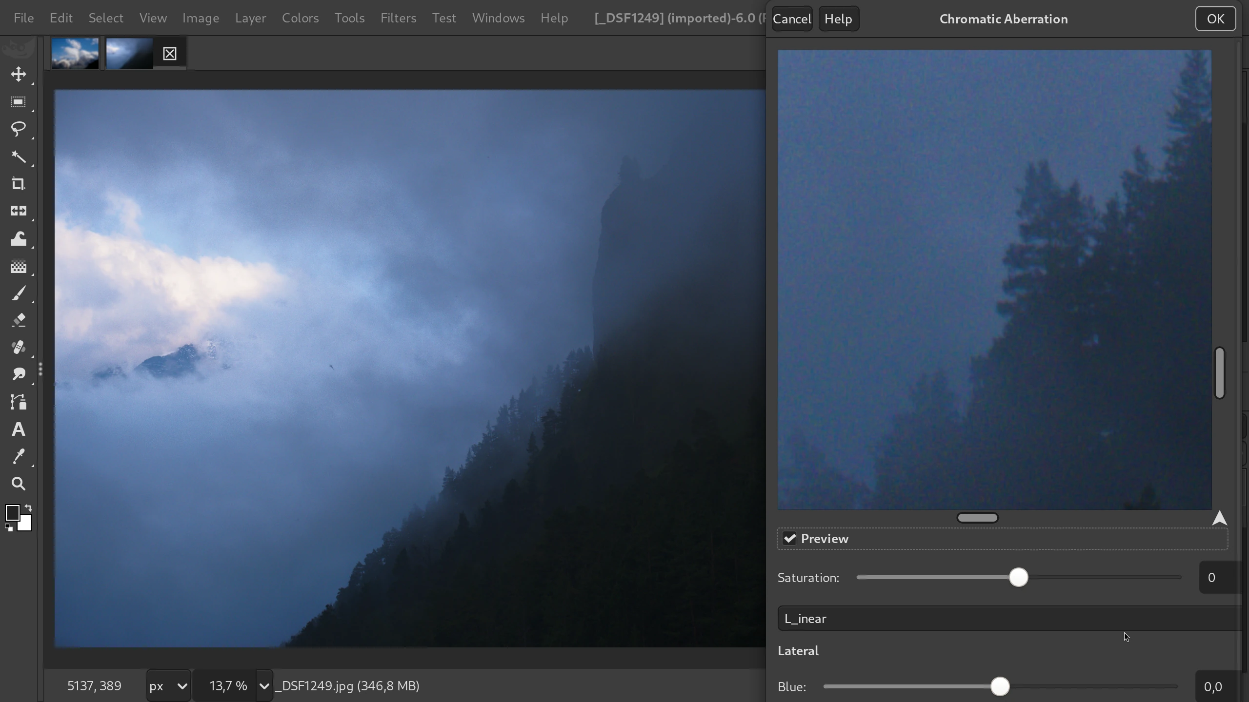 Fix-CA plugin for GIMP3