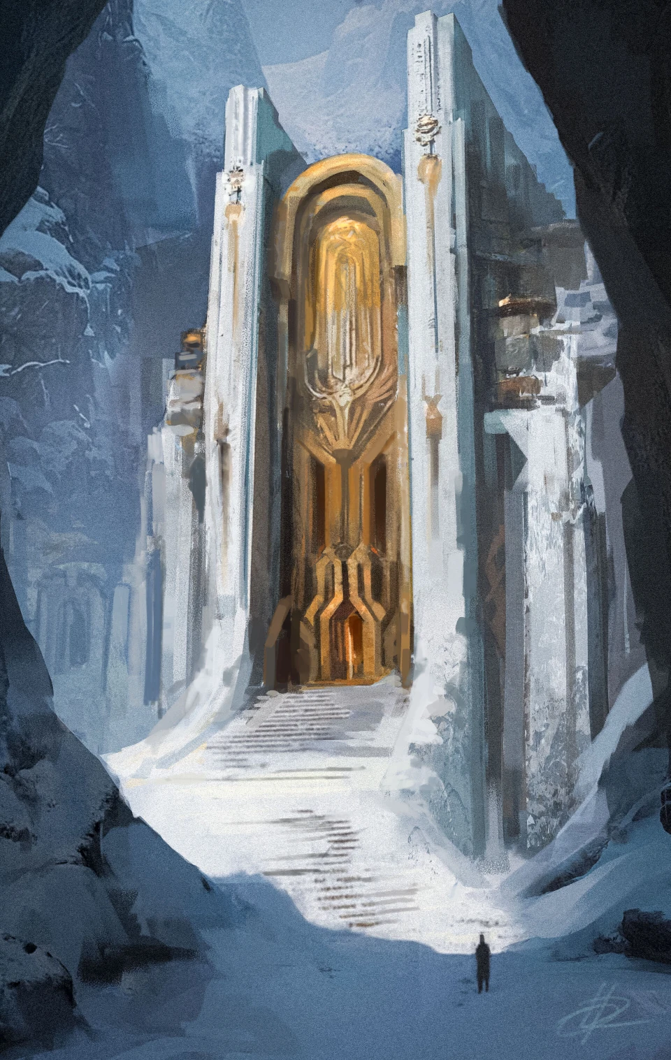 Temple of the Goldenbeard by Olga Rozova