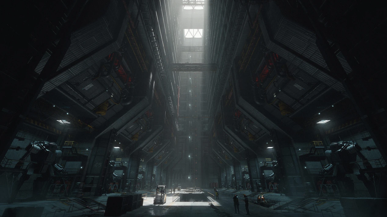 Hangar E by Mauger Baptiste