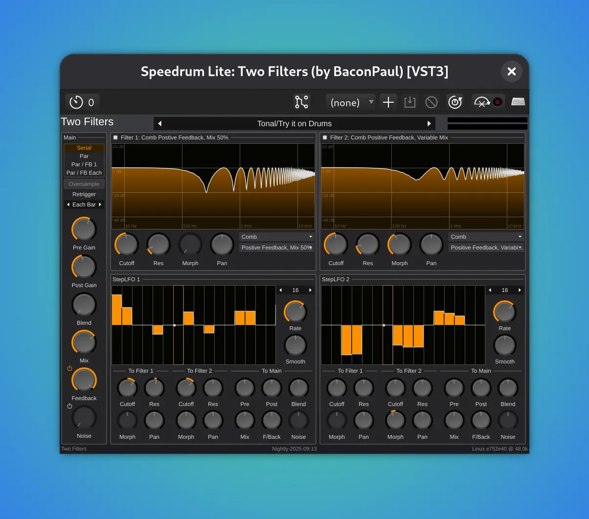 Two Filters plugin