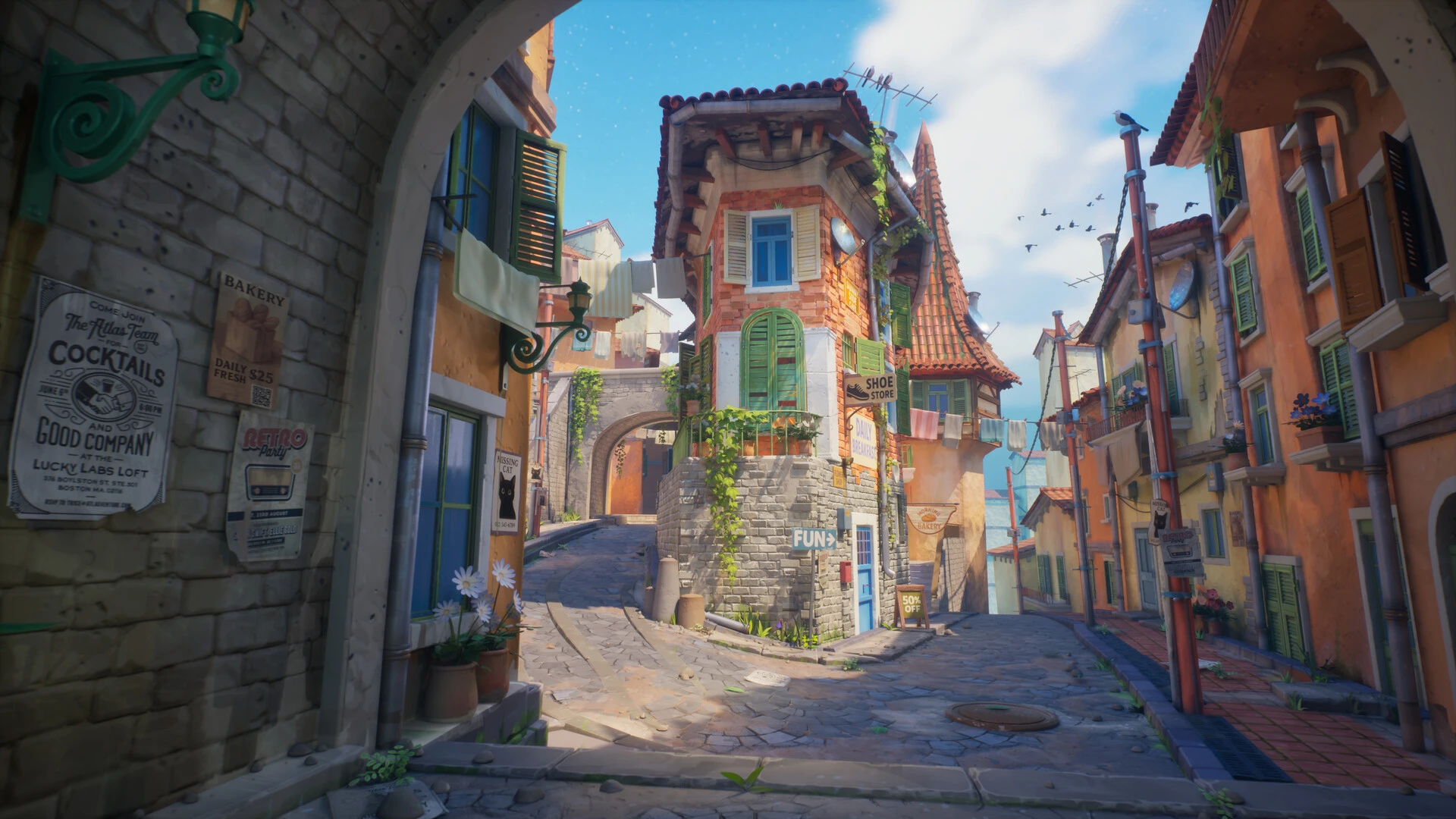 Mysterious Town by Modeng